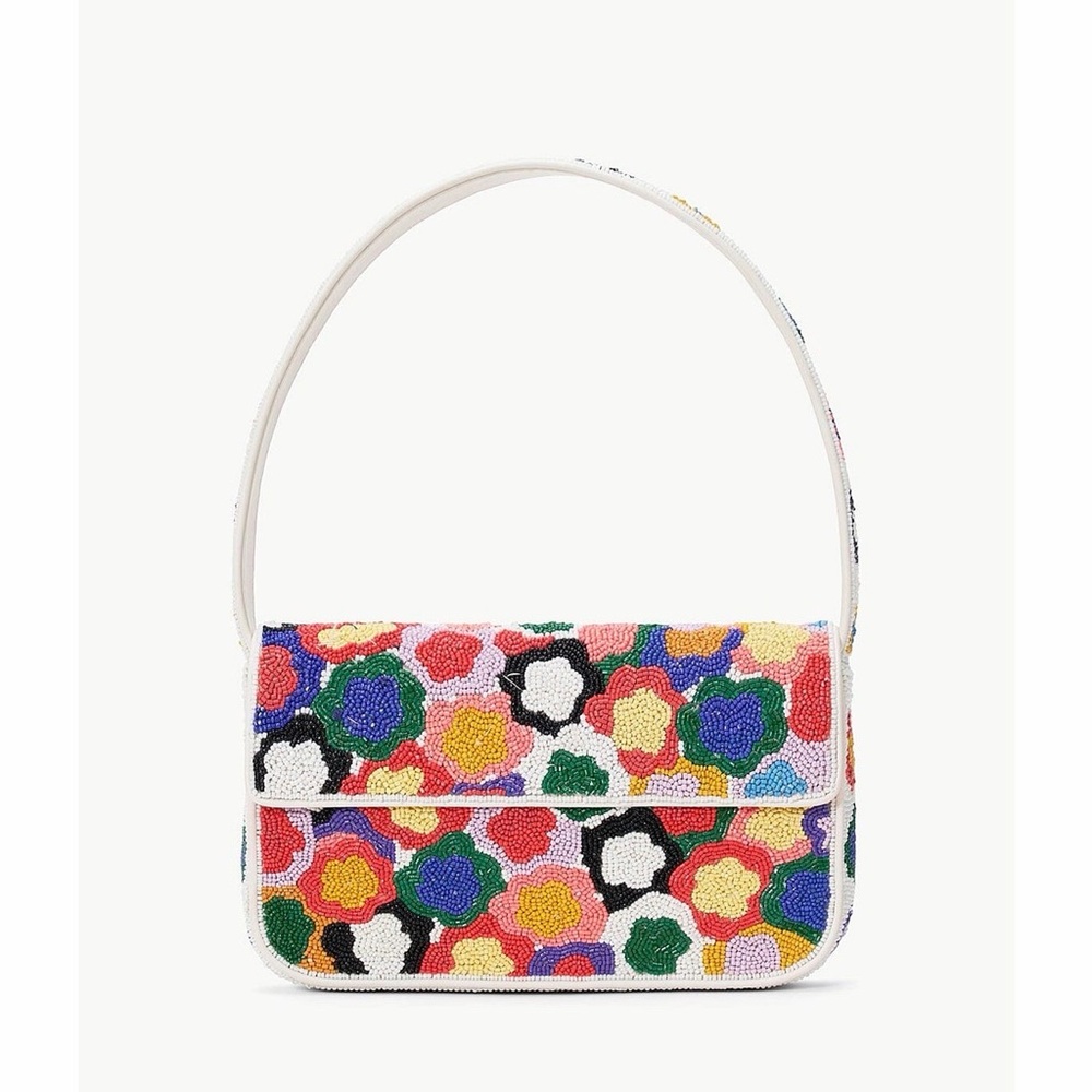 Floral Multicolor Beaded Women's Bag